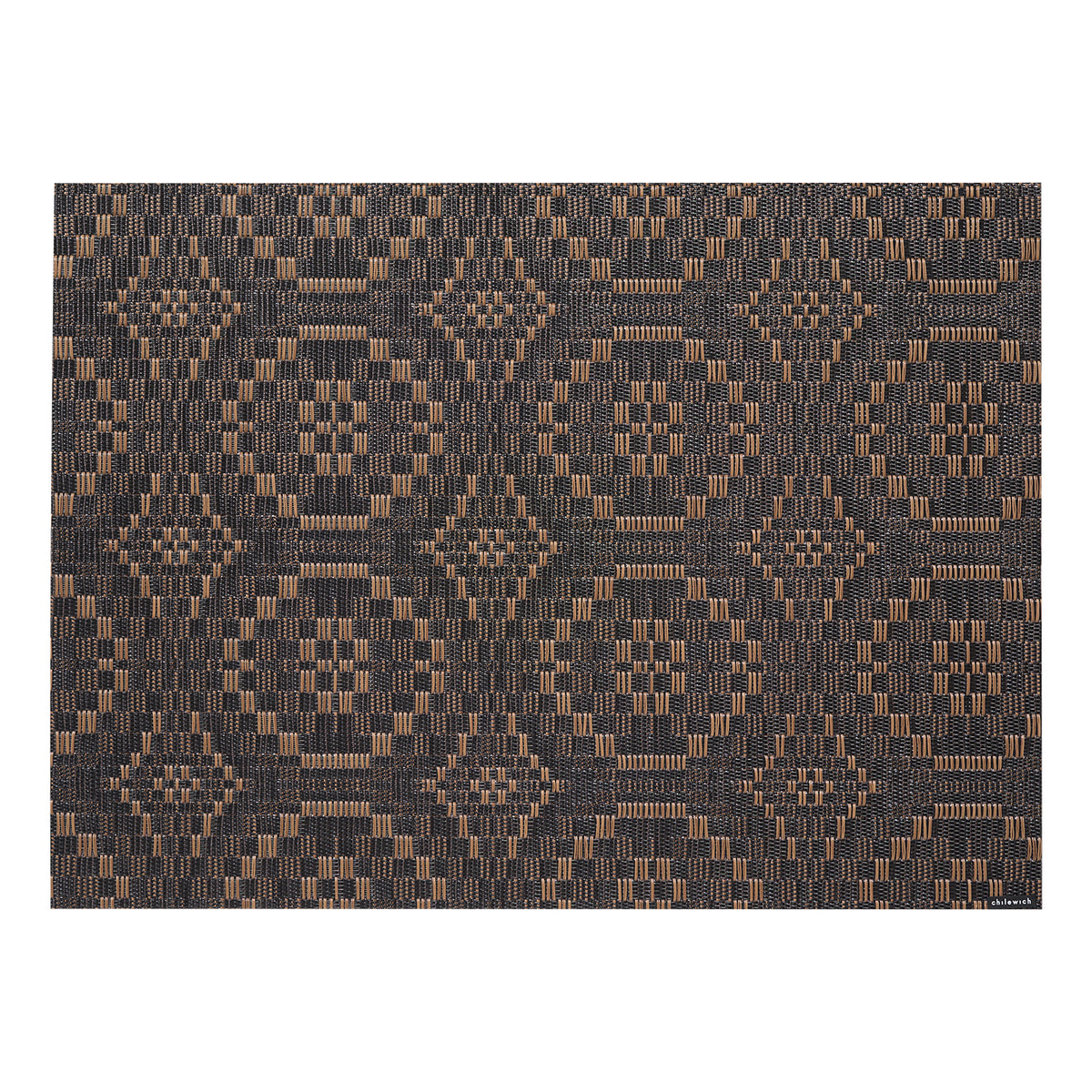 Chilewich woven placemat with subtle texture and contemporary design, ideal for dining and tabletop decor.
