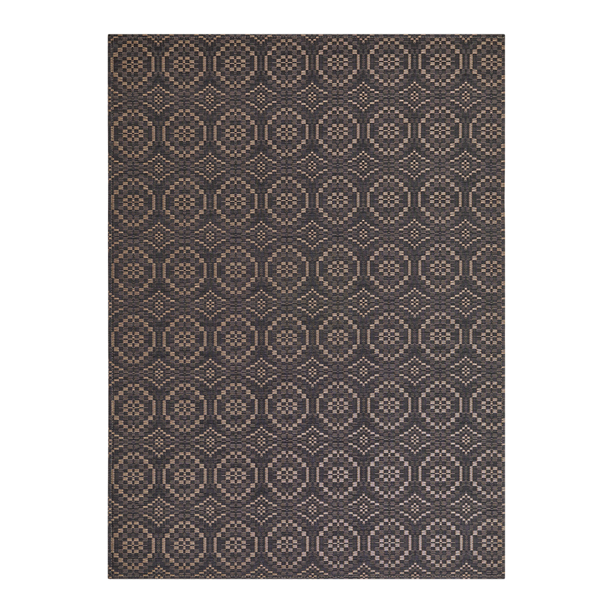 Detail image of Chilewich woven material showcasing texture, color, and pattern of the terrastrand yarn weave.