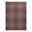 Raisin Woven Floor Mat in Light Neutral Beige With Shades of Lavender, Warm Pink and LIght Orange