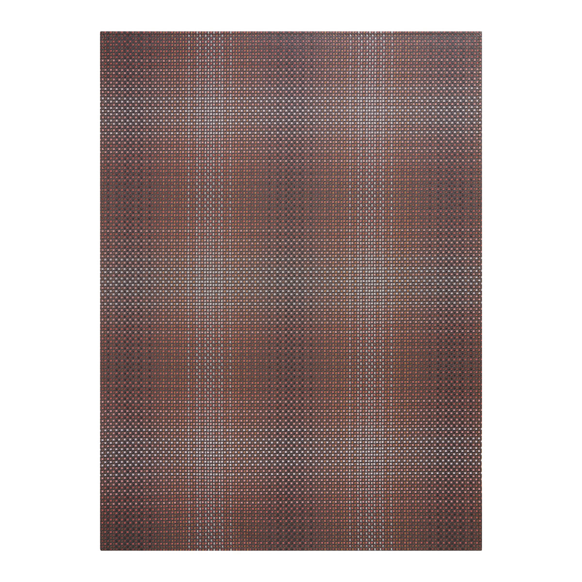 Raisin Woven Floor Mat in Light Neutral Beige With Shades of Lavender, Warm Pink and LIght Orange