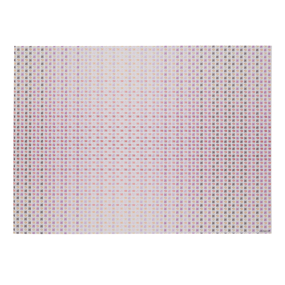 Sorbet Placemats in Dark Brown With Shades of Warm Pink and Golden Brown