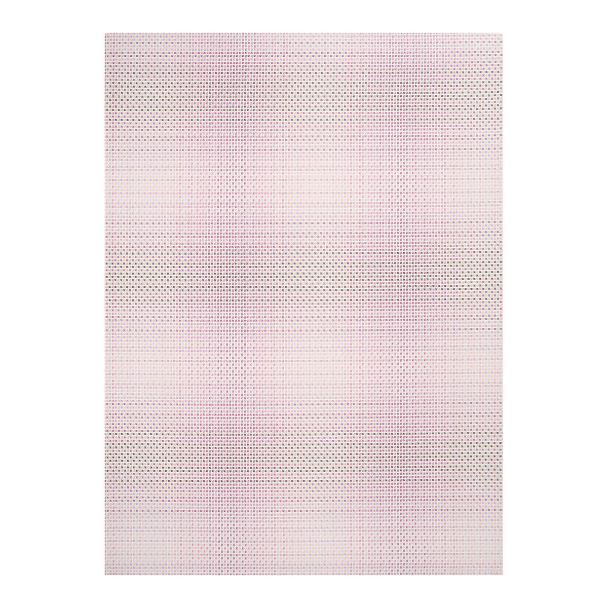 Sorbet Woven Floor Mat in Dark Brown With Shades of Warm Pink and Golden Brown