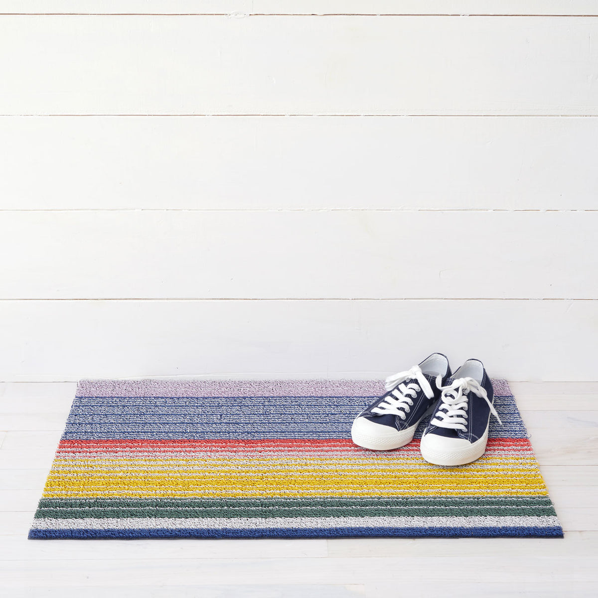 Pop Stripe Shag Mats - Multi Doormat