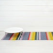 Pop Stripe Shag Mats - Multi Runner