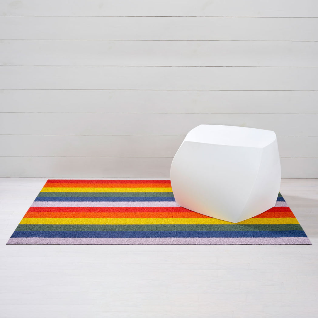 Pride Stripe Shag Mats - Multi Big Mat