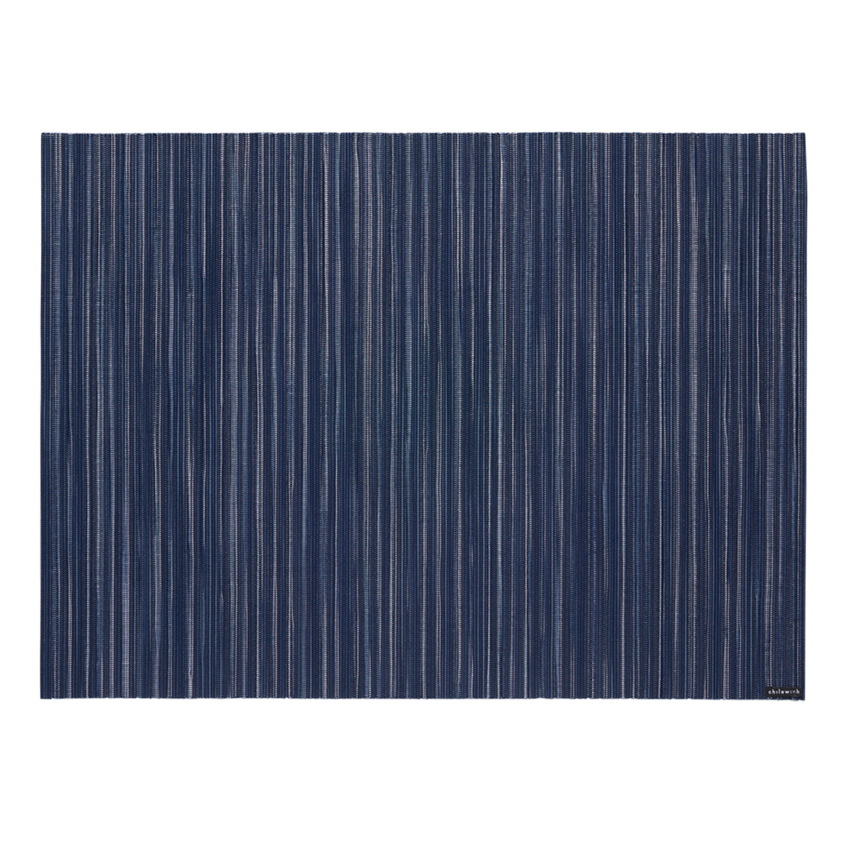 Indigo Placemats in Dark Navy With Subtle Light Blue and White Accents