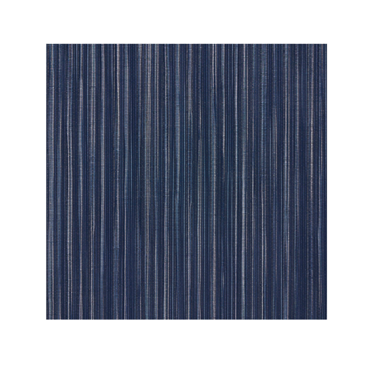 Indigo Woven Floor Mat in Dark Navy With Subtle Light Blue and White Accents