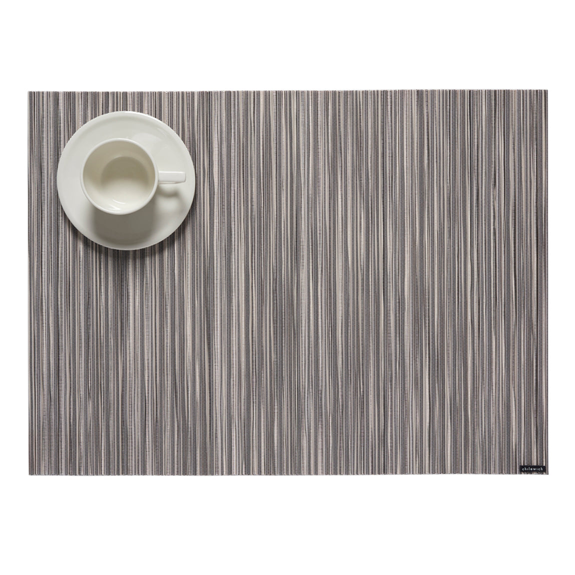 Rib Weave Placemats - Pearl View 1