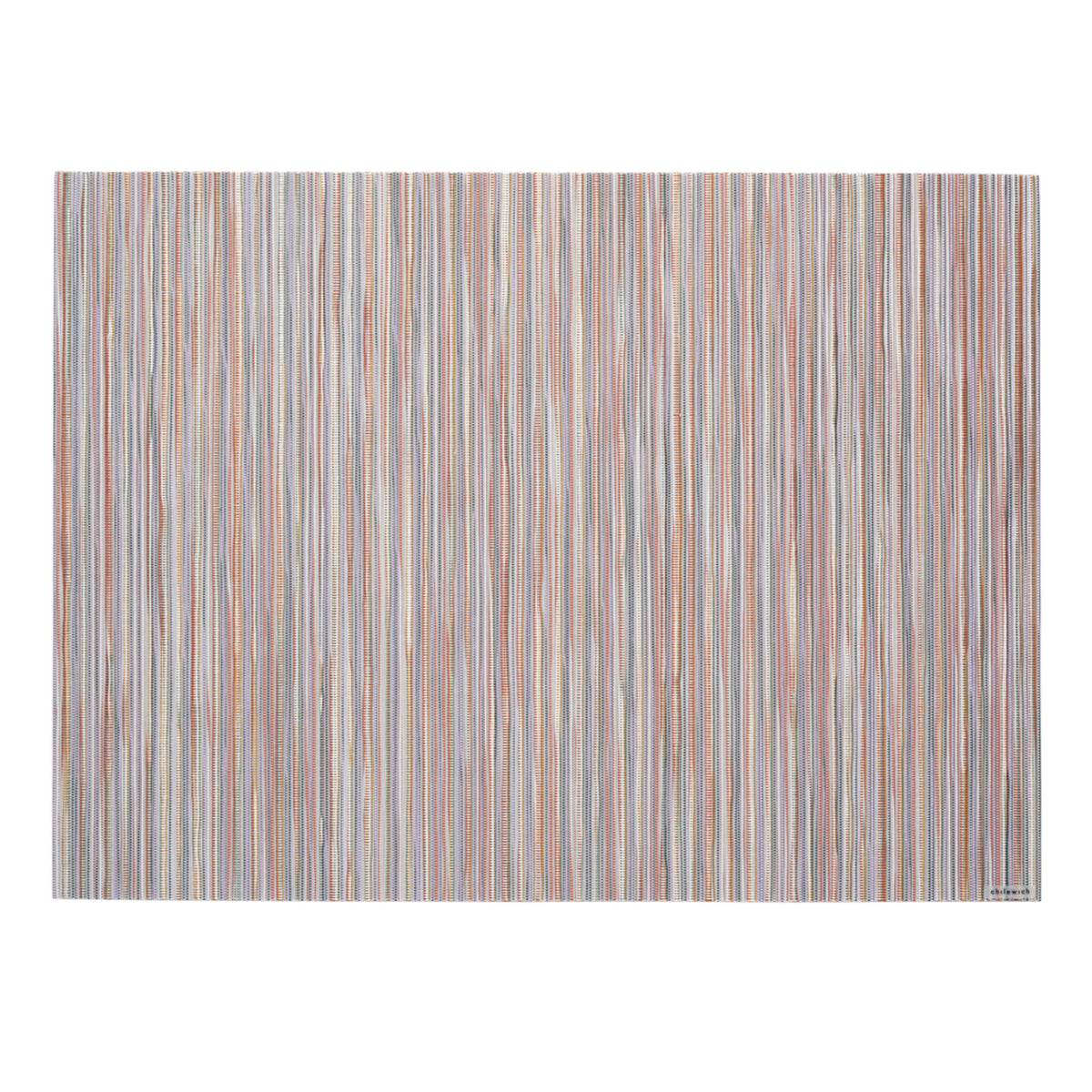 Spice Placemats in Multicolor With Orange, Lavender, Green and Metallic White