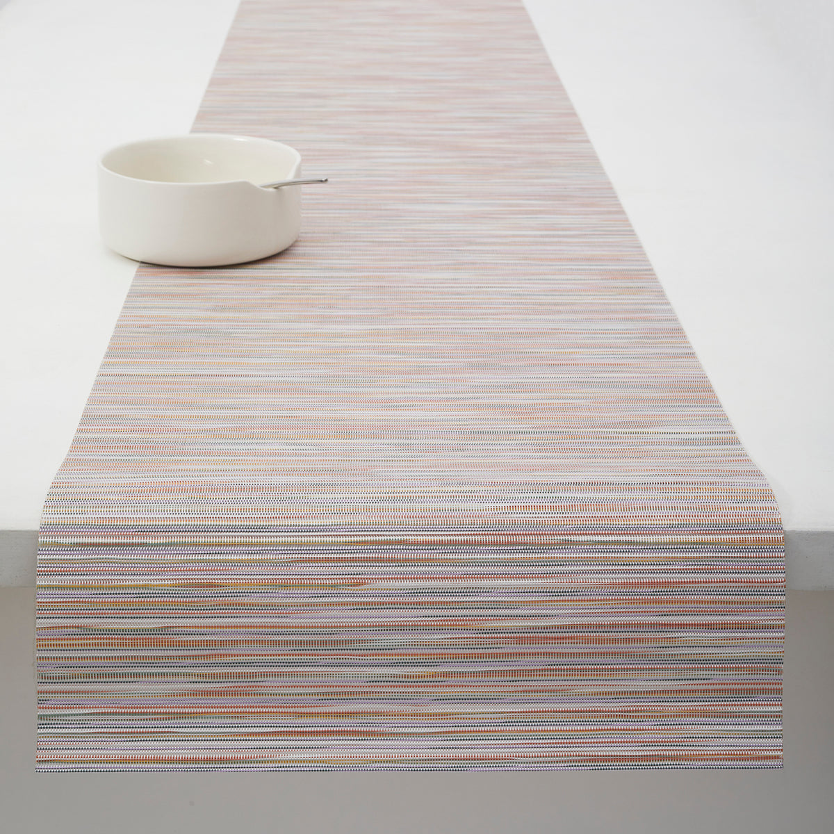 14'' x 72'' Table Runners in Multicolor With Orange, Lavender, Green and Metallic White