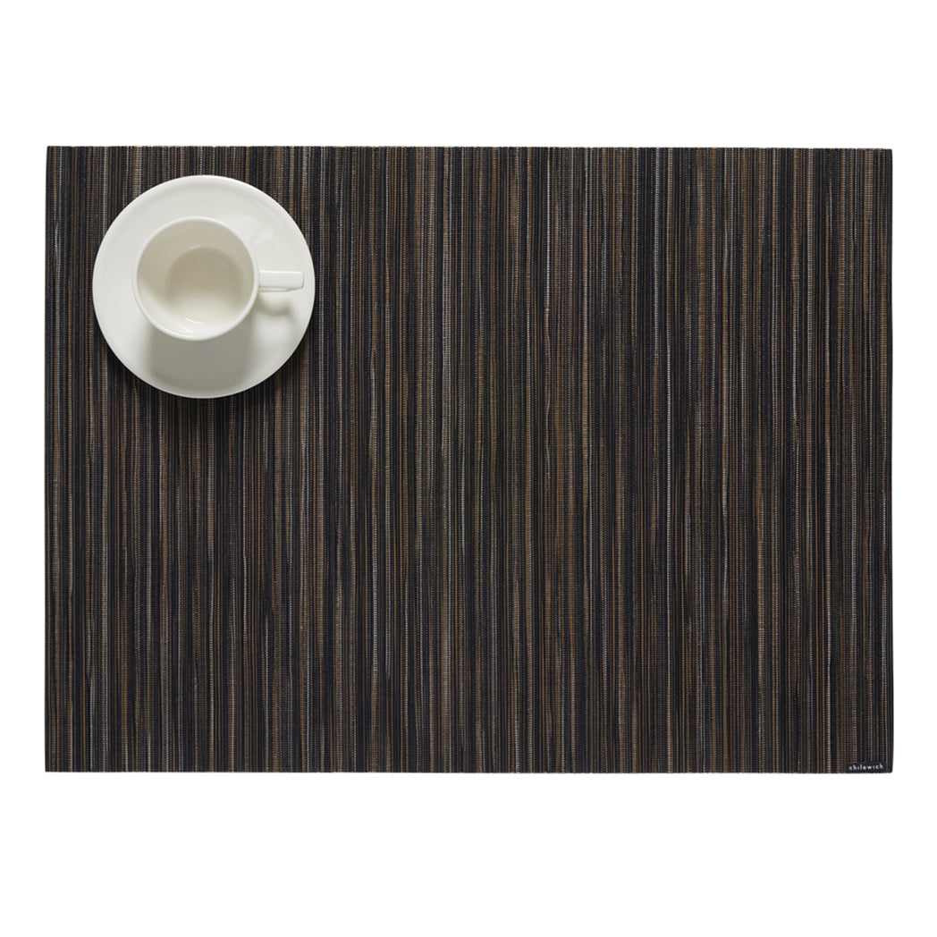 Chilewich woven placemat with subtle texture and contemporary design, ideal for dining and tabletop decor.