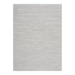 Birch Woven Floor Mat in Light Greige With Metallic White