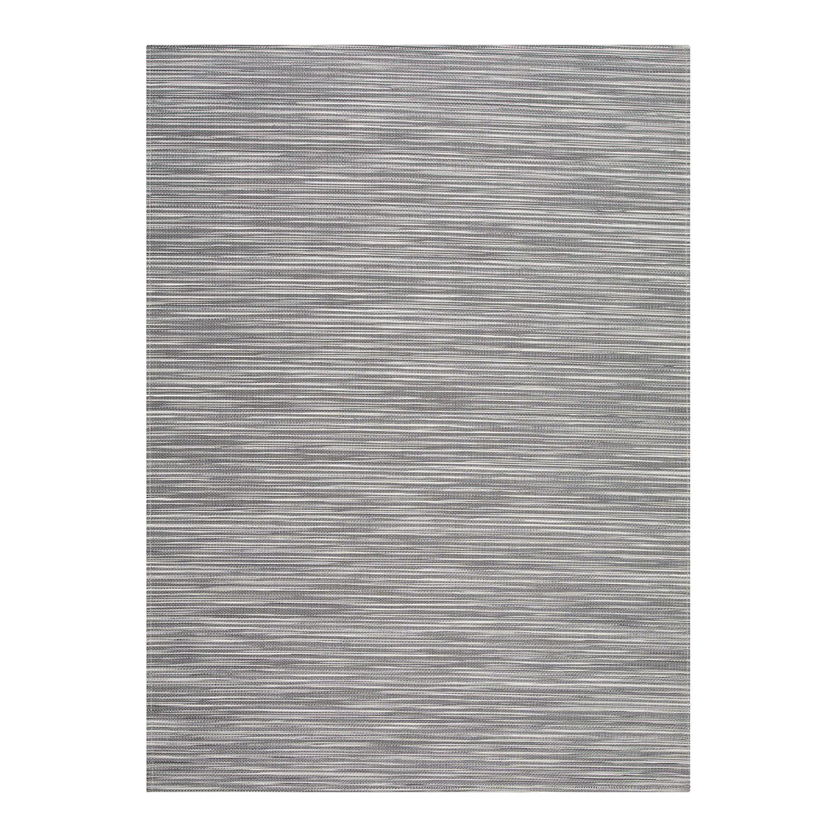 Pearl Woven Floor Mat in Dark Warm Grey With Metallic White