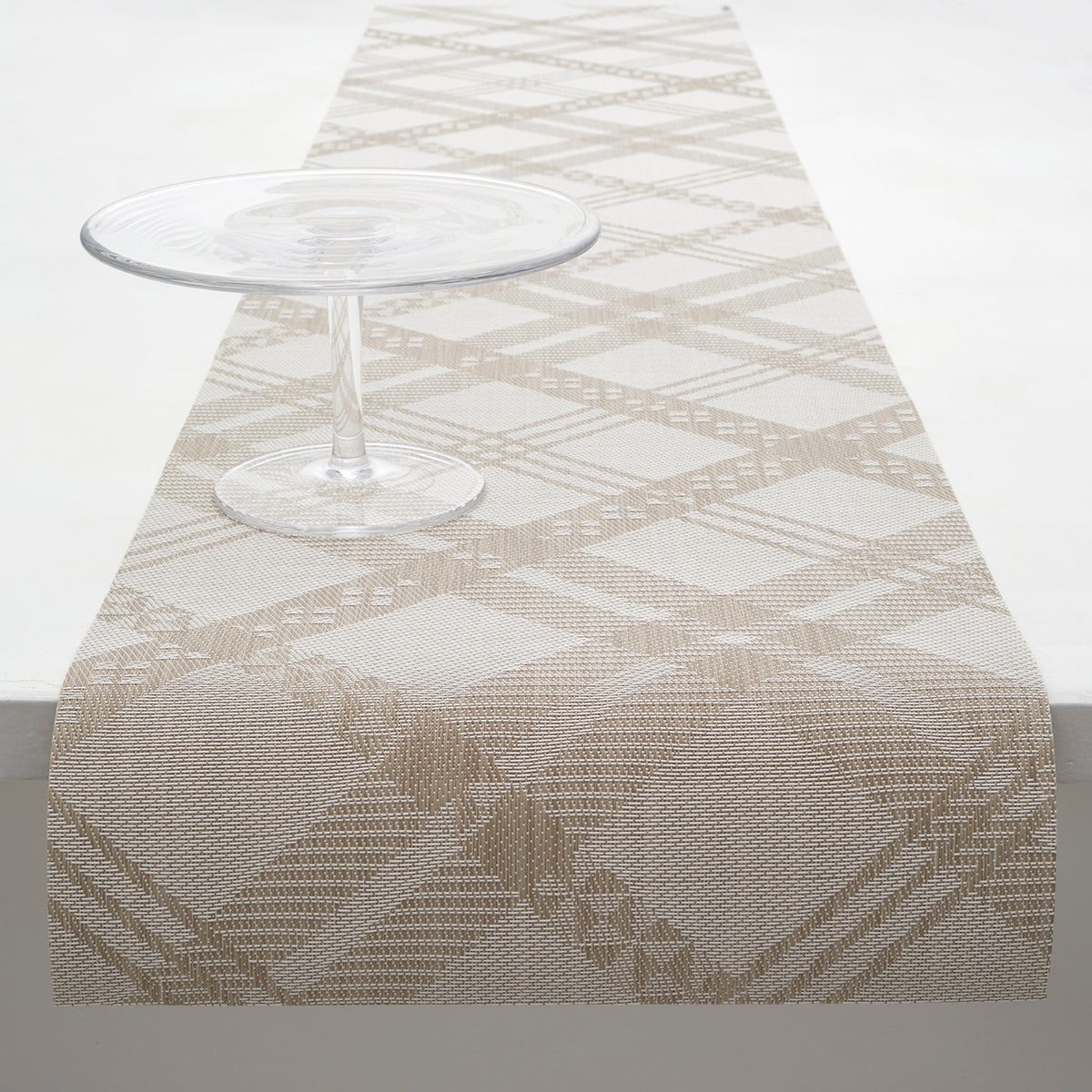 14'' x 72'' Table Runners in Midtone Neutral Beige with Light Neutral Beige 