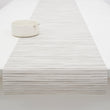 14'' x 72'' Table Runners in Light Greige With Metallic White