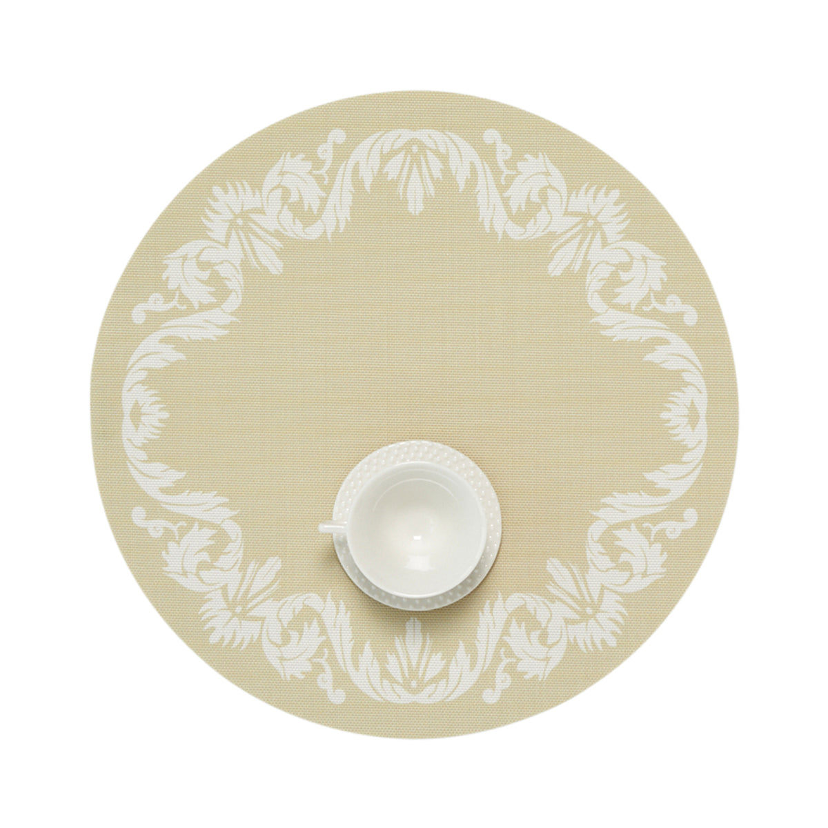 Wheat Placemats in Mustard with White