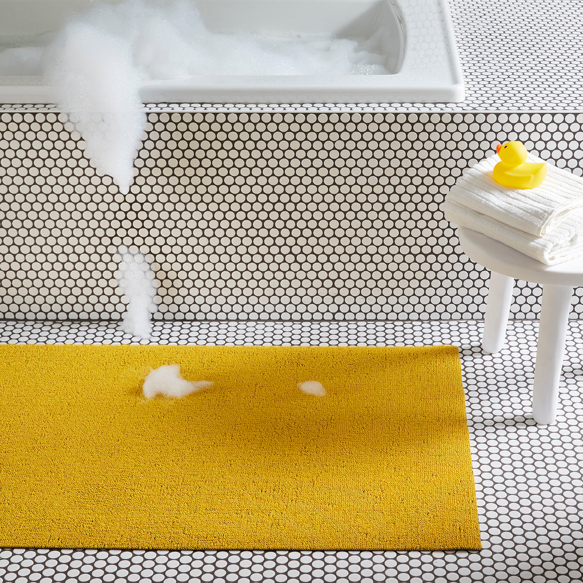 Detail image of Chilewich woven material showcasing texture, color, and pattern of the terrastrand yarn weave.