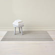 Skinny Stripe Shag Mats - Birch Utility Mat