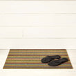 Skinny Stripe Shag Mats - Bright Multi Doormat