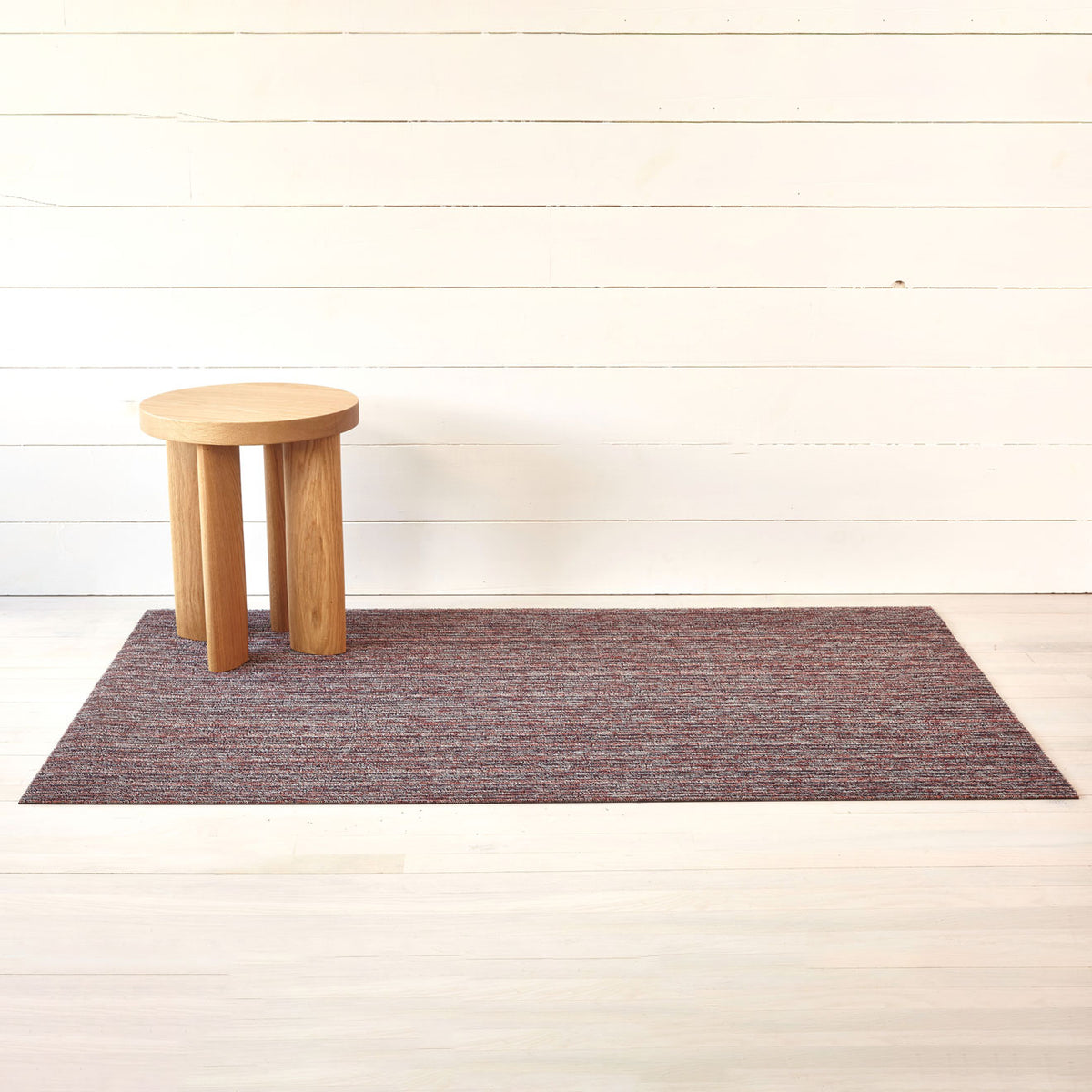 Skinny Stripe Shag Mats - Mulberry Big Mat