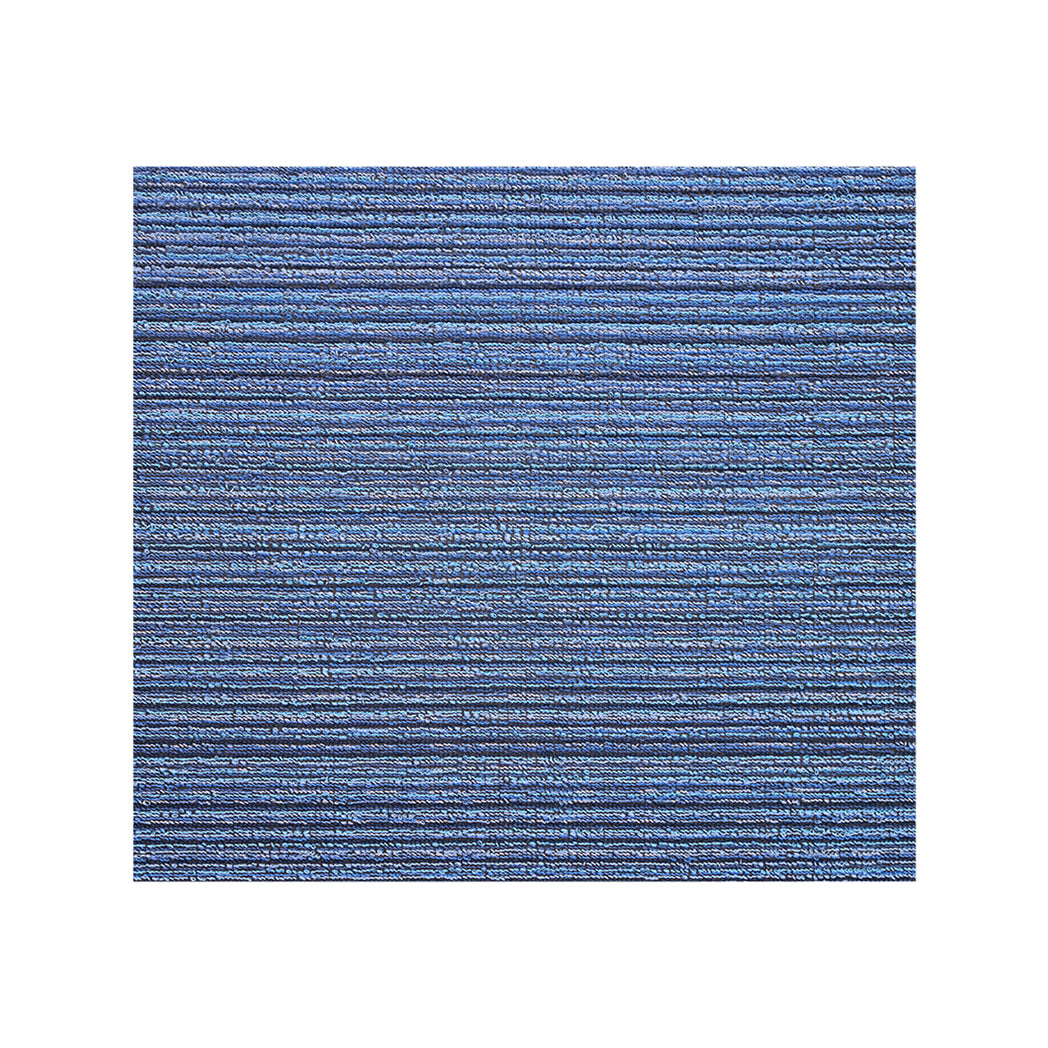 Ocean Shag Mat in Mix of Vivid Blue Tones