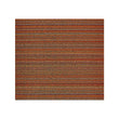 Orange Shag Mat in Mix of Vivid Orange and Silver Tones