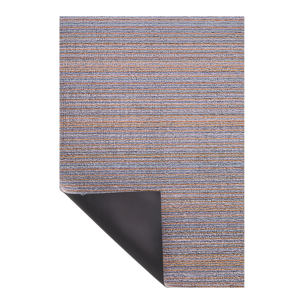 Skinny Stripe Shag Mats - Periwinkle Corner