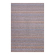 Rectangle Shag Mats in Mix of Lavender and Orange Tones