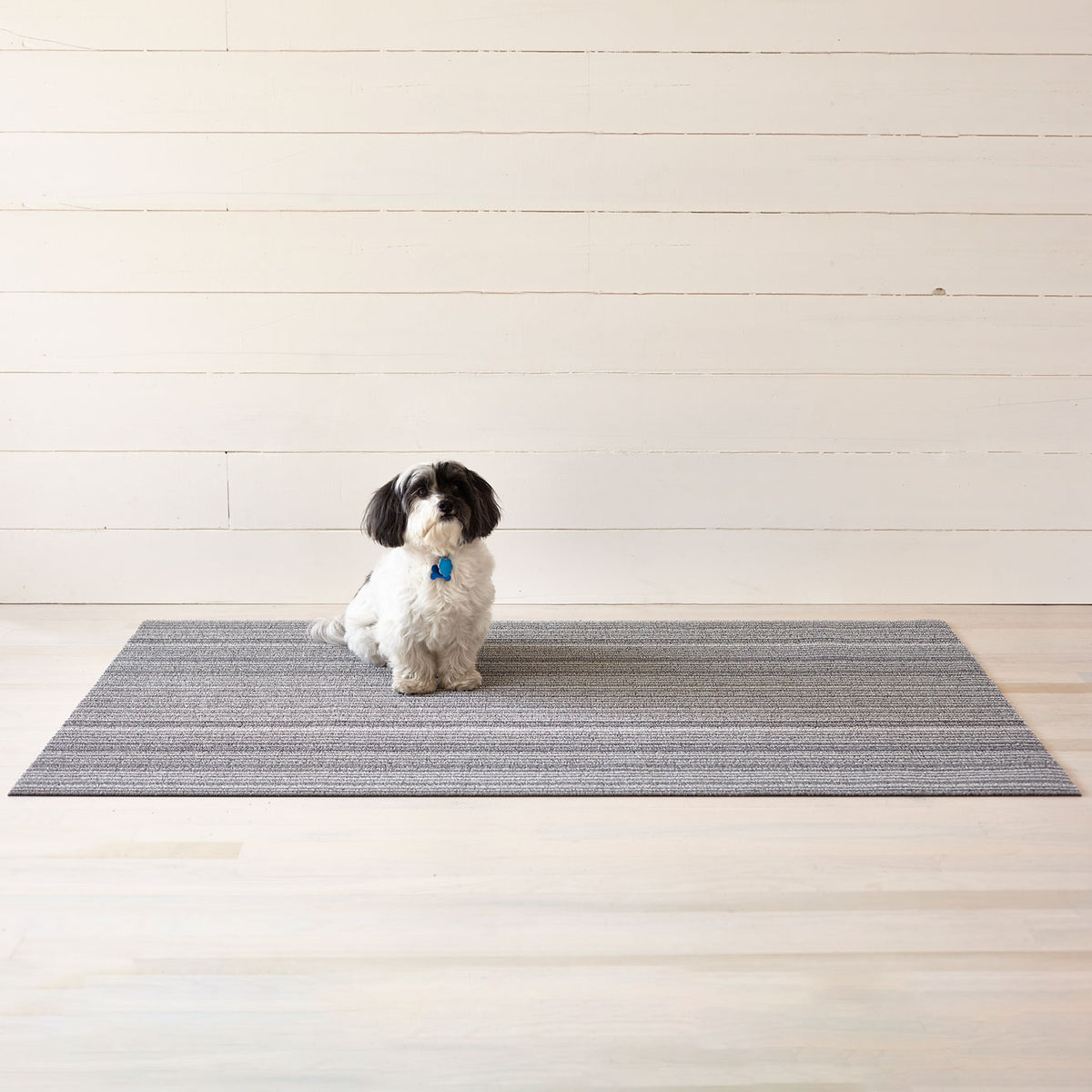 Skinny Stripe Shag Mats - Shadow Big Mat