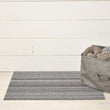 Skinny Stripe Shag Mats - Shadow Doormat