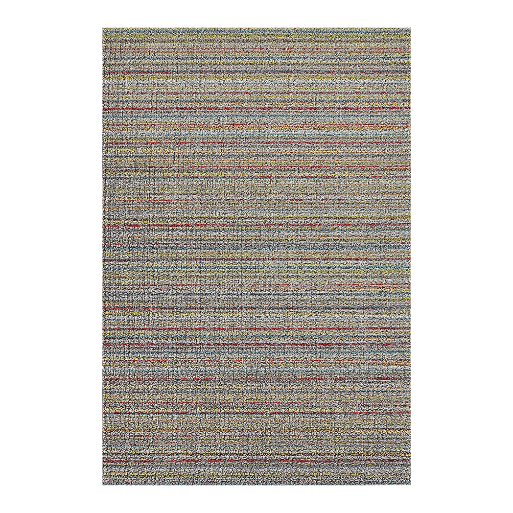Rectangle Shag Mats in Mix of White, Pink, Turquoise, Light Yellow Orange, and Yellow Green 