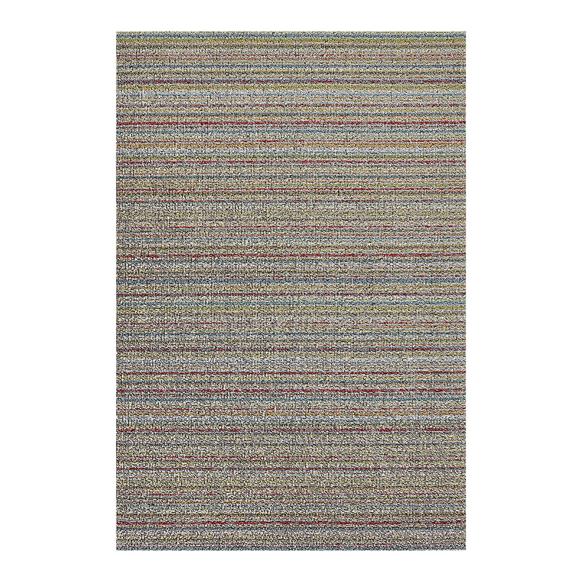 Rectangle Shag Mats in Mix of White, Pink, Turquoise, Light Yellow Orange, and Yellow Green 