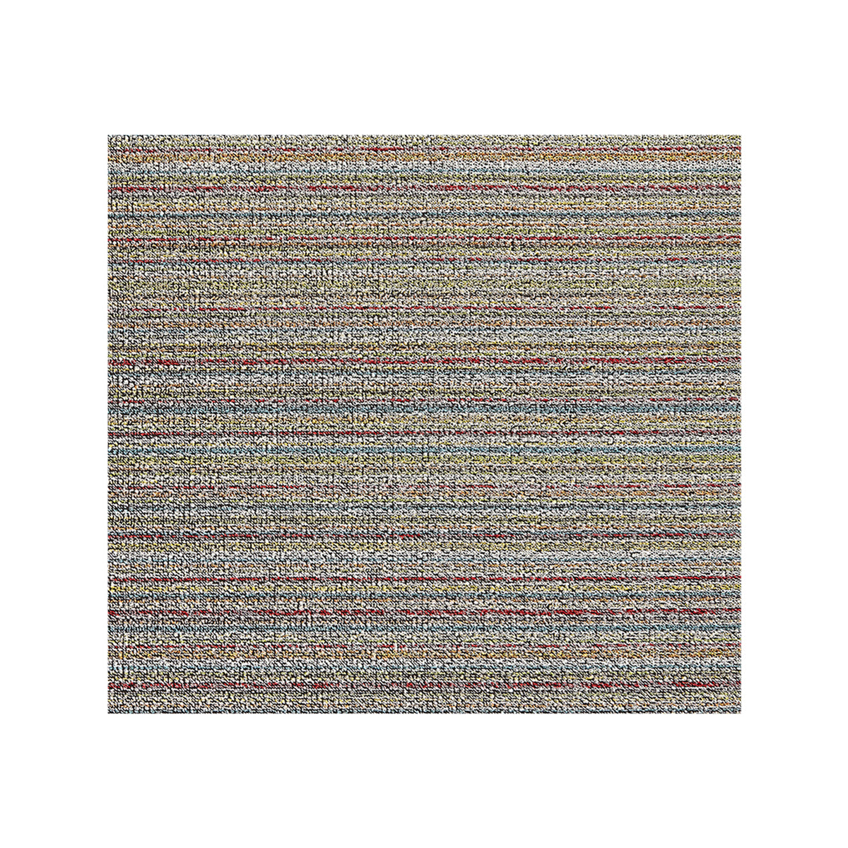 Soft Multi Shag Mat in Mix of White, Pink, Turquoise, Light Yellow Orange, and Yellow Green 