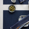 Detail image of Chilewich woven material showcasing texture, color, and pattern of the terrastrand yarn weave.