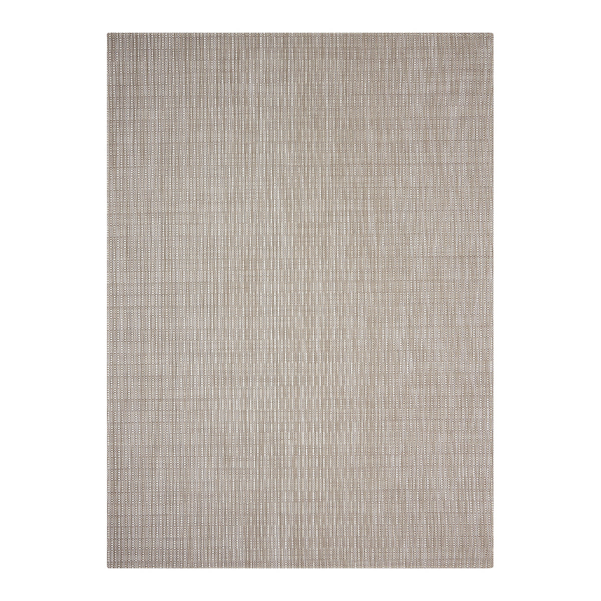 Pebble Woven Floor Mat in Mix of Light and Midtone Greige with White