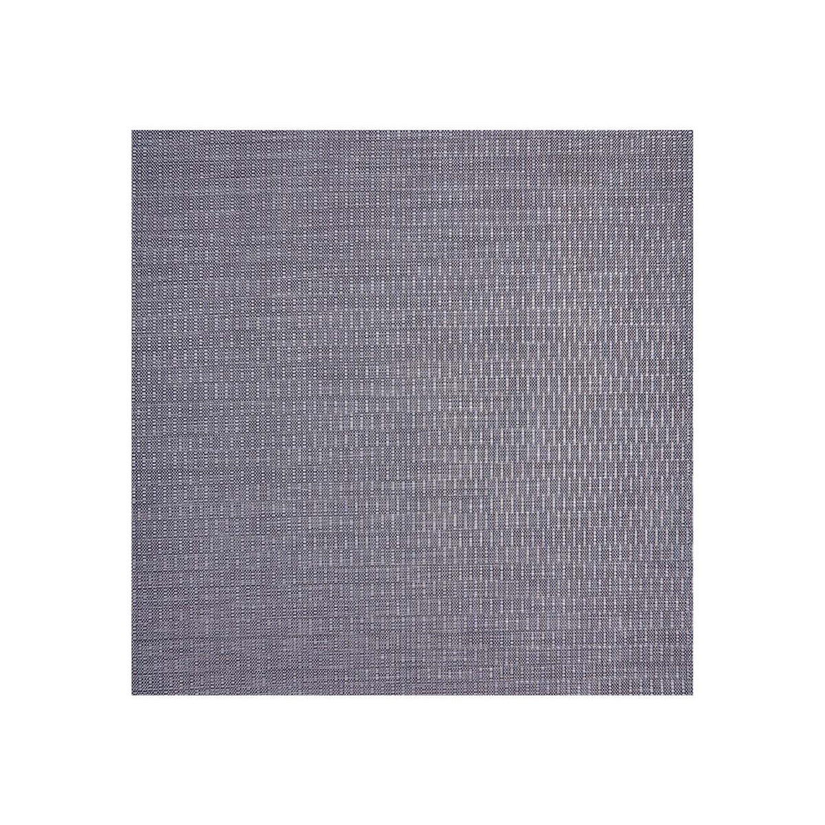 Square Woven Floor Mat in Midtone Cool Silver Grey with Dark Cool Grey