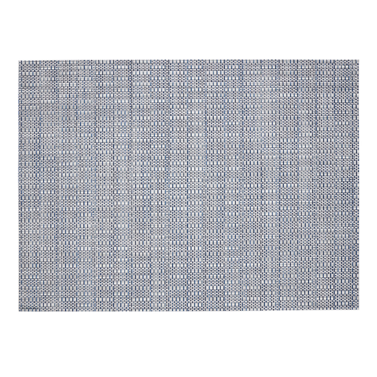 Rain Placemats in Mix of Midtone and Dak Blue with White