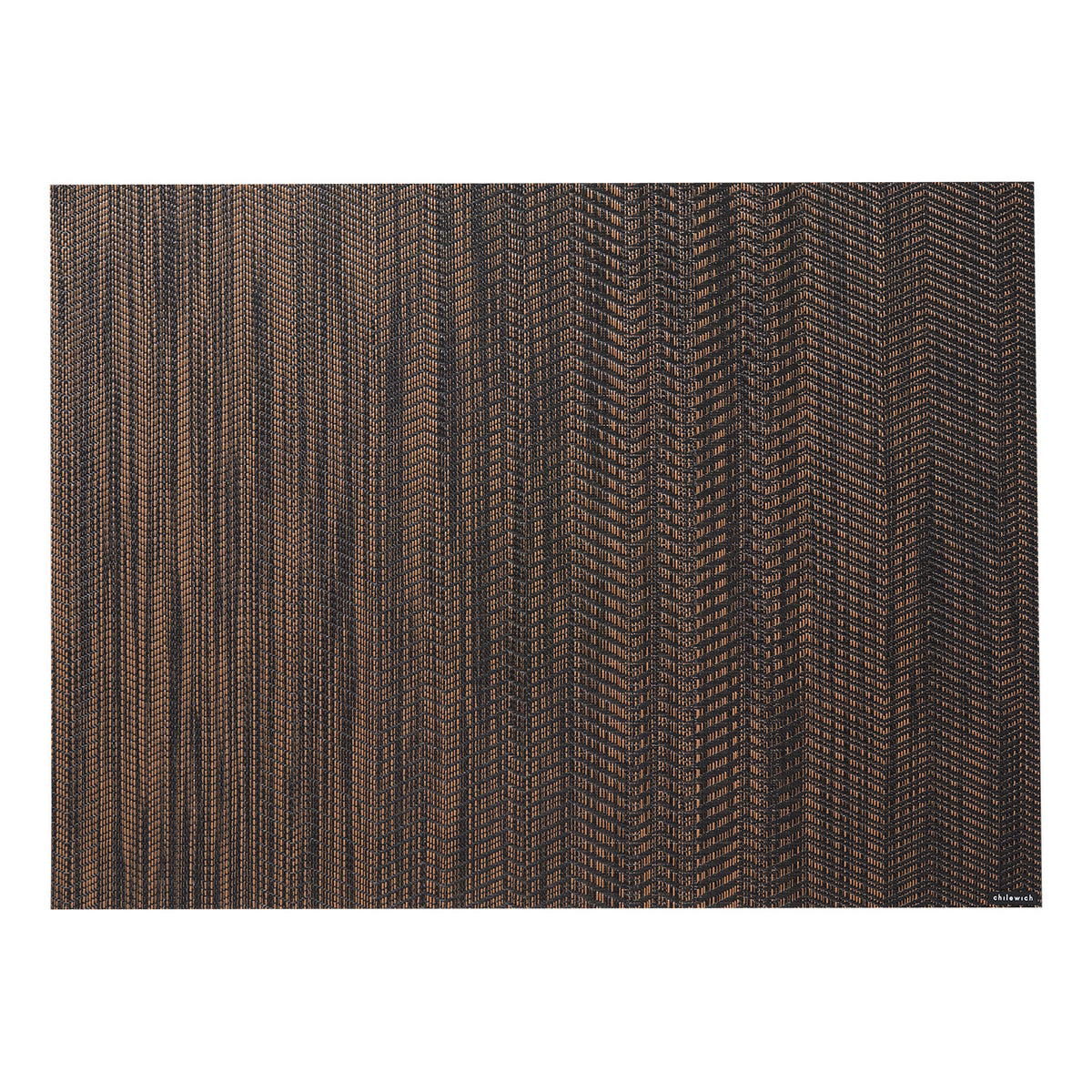 Chilewich woven placemat with subtle texture and contemporary design, ideal for dining and tabletop decor.