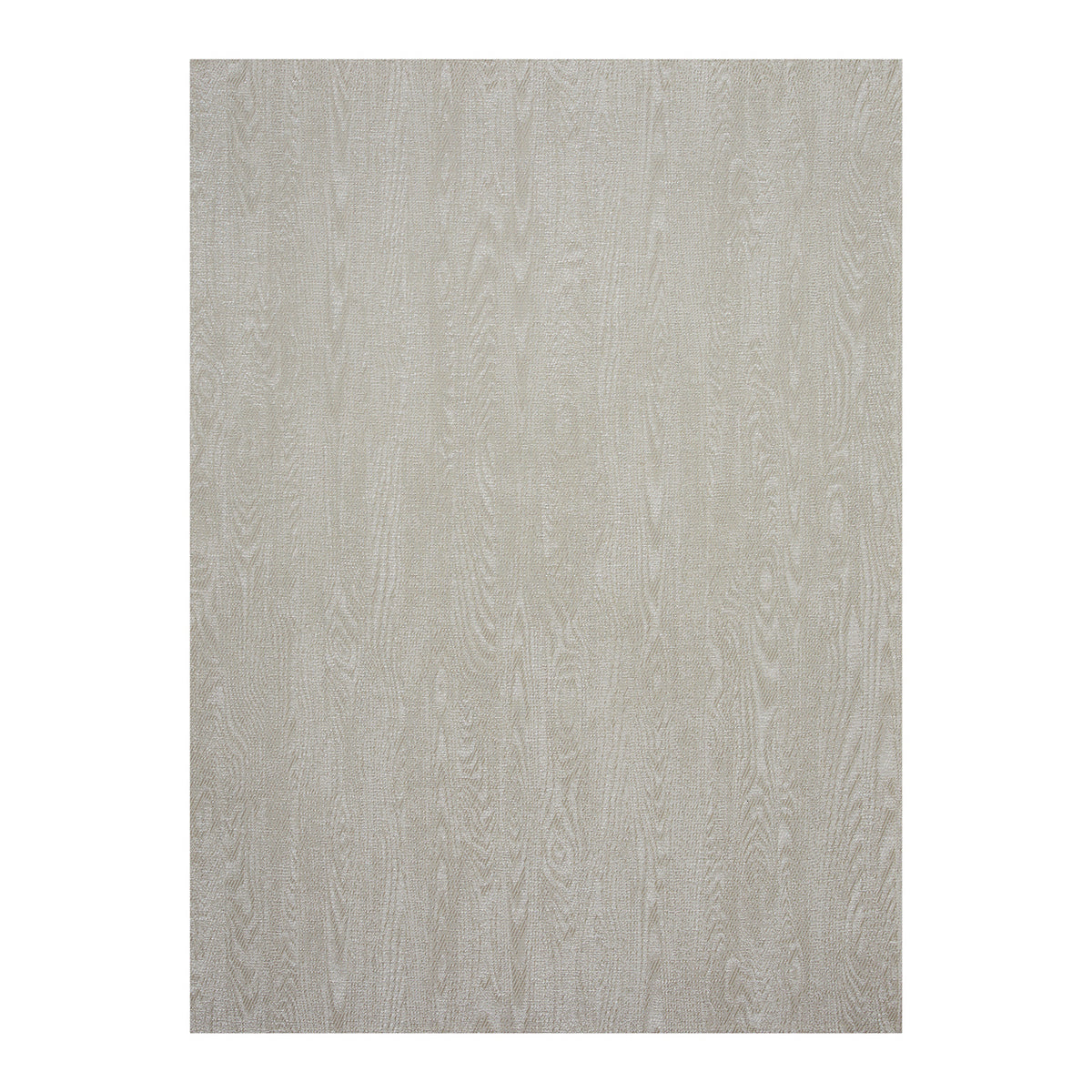 Rectangle Woven Floor Mat in Light Neutral Beige and White
