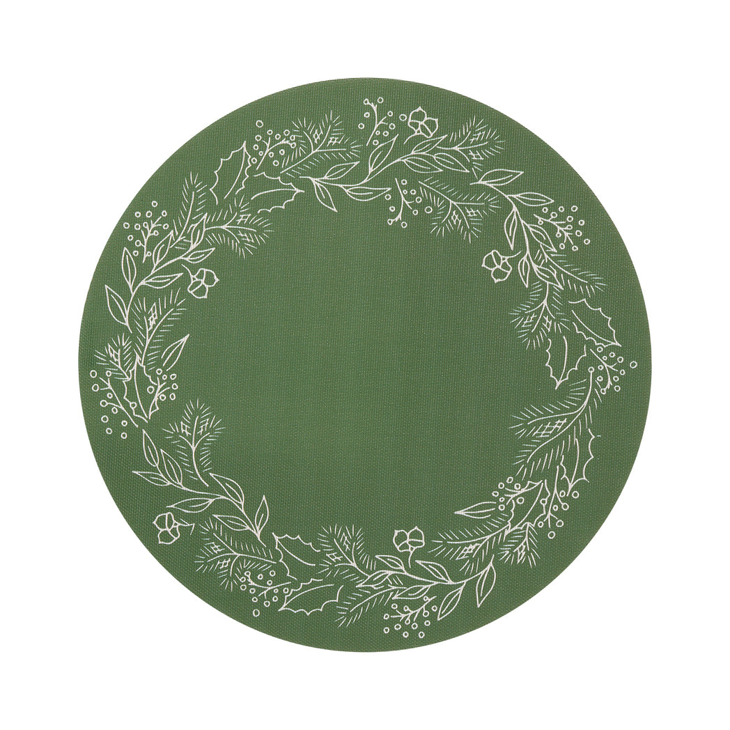 Chilewich woven placemat with subtle texture and contemporary design, ideal for dining and tabletop decor.
