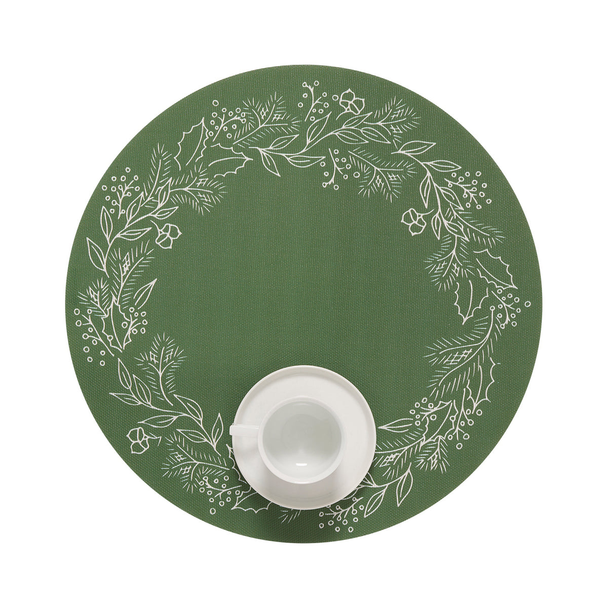 Chilewich woven placemat with subtle texture and contemporary design, ideal for dining and tabletop decor.