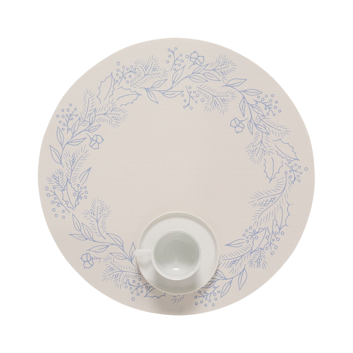 Chilewich woven placemat with subtle texture and contemporary design, ideal for dining and tabletop decor.