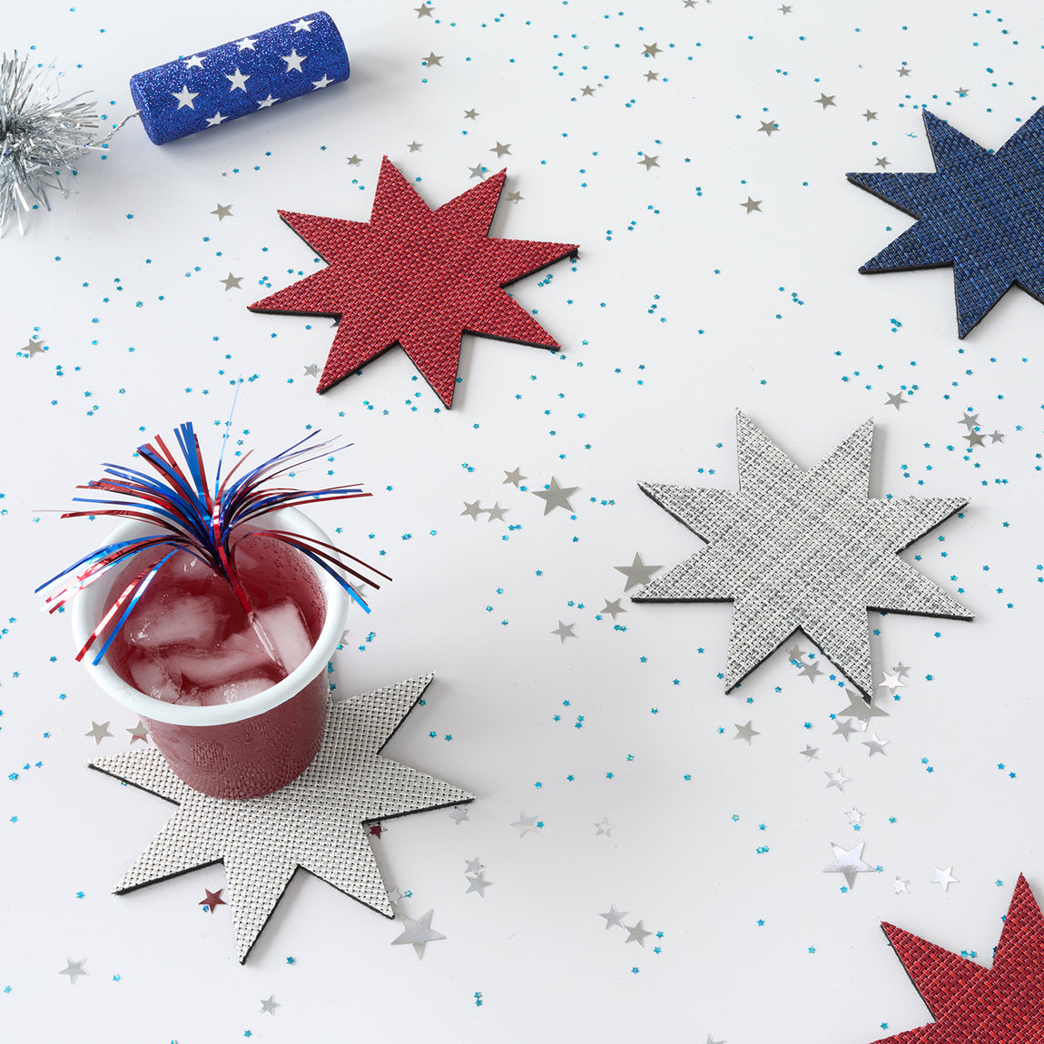 Firecracker Coasters
