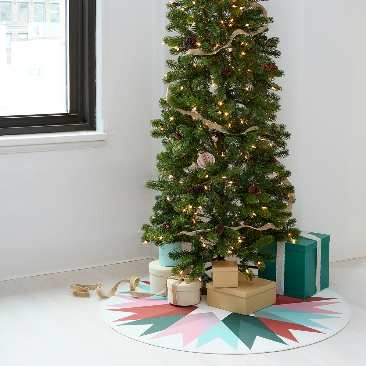 Chilewich woven floor mat in neutral woven terrastrand yarn, durable and stylish for modern living spaces.