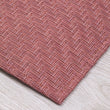 Chilewich woven floor mat in neutral woven terrastrand yarn, durable and stylish for modern living spaces.