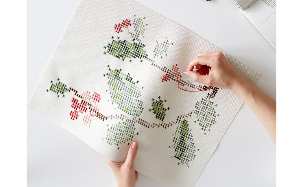 Detail image of Chilewich woven material showcasing texture, color, and pattern of the terrastrand yarn weave.