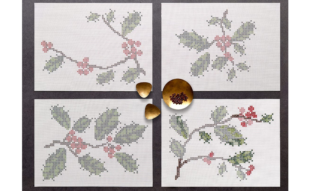 Detail image of Chilewich woven material showcasing texture, color, and pattern of the terrastrand yarn weave.