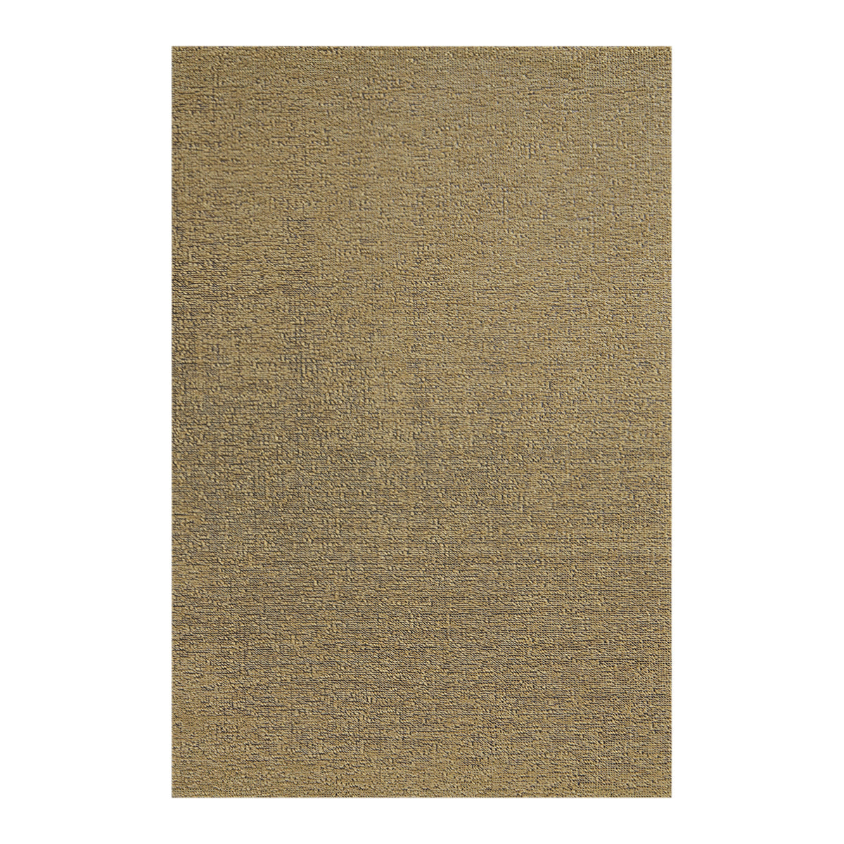 Rectangle Shag Mats in Muted Light Yellow with Light Neutral Beige