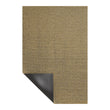 Chilewich woven floor mat in neutral woven terrastrand yarn, durable and stylish for modern living spaces.