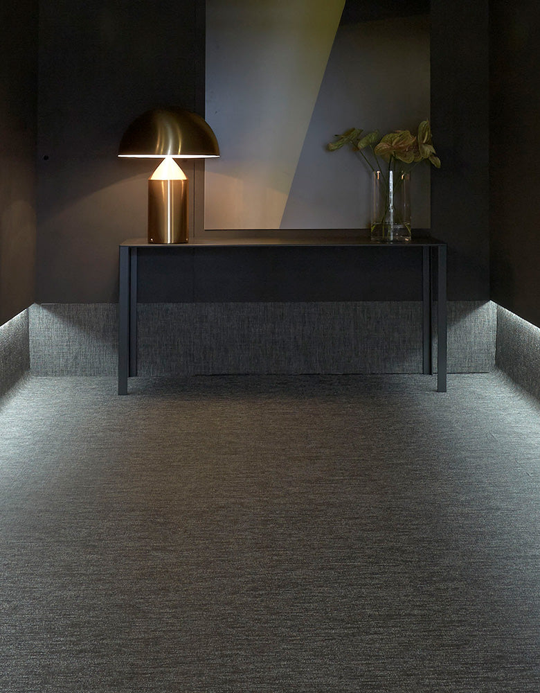 Detail image of Chilewich woven material showcasing texture, color, and pattern of the terrastrand yarn weave.